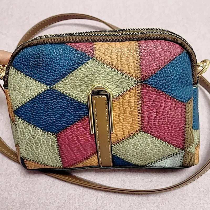 Shell Bag Patchwork Hobo