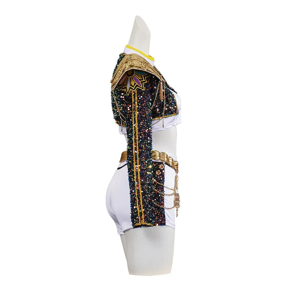 Black Golden Costume Set