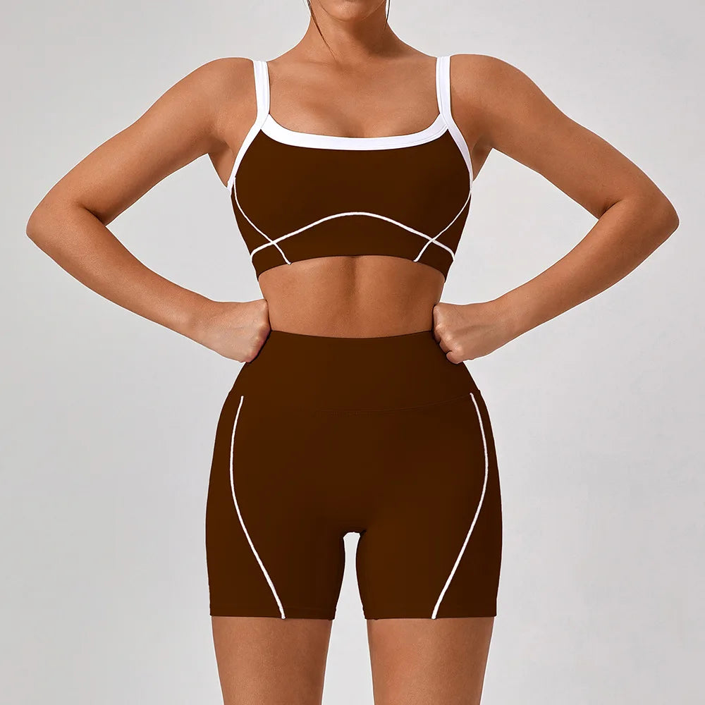 Womens 2 Piece Workout Running Sets