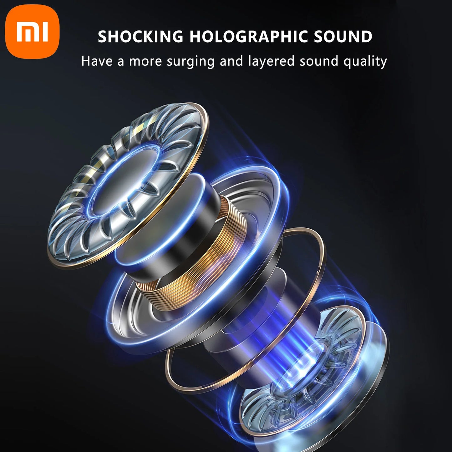 Wireless Earphone Buds5 HIFI Stereo Sound Bluetooth 5.3