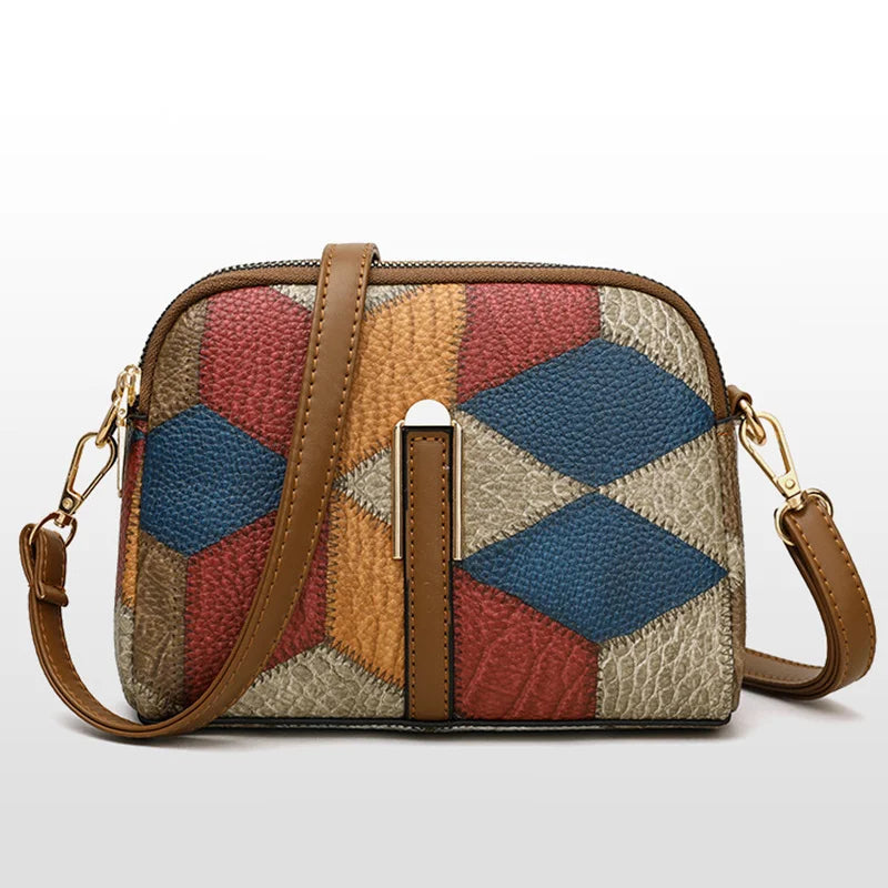 Shell Bag Patchwork Hobo