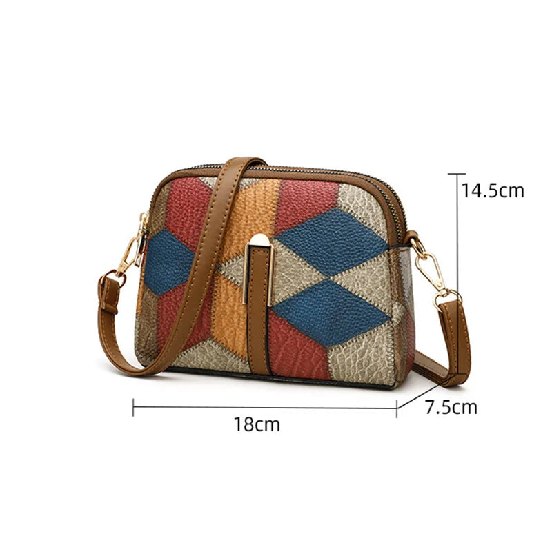 Shell Bag Patchwork Hobo
