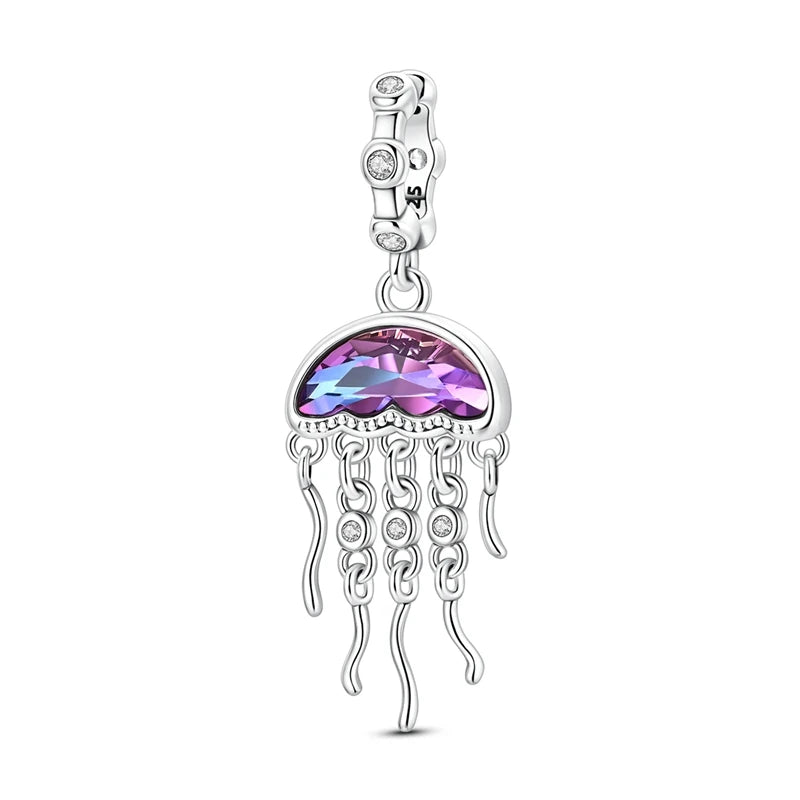 Purple Series 925 Sterling Silver Dreamy Lily Flower