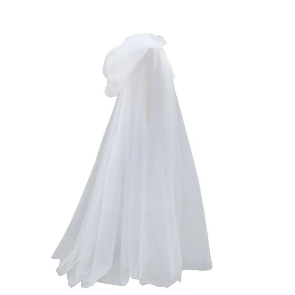 Full Length Cloak Dark Long Cape Sheer