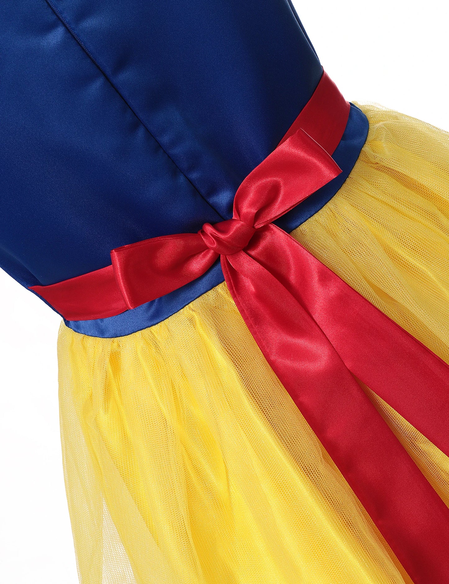 Snow White Princess Dress Girls Halloween Party Costume Role Play Outfit for Toddler Kid Children Cartoon Fancy Cosplay Clothing