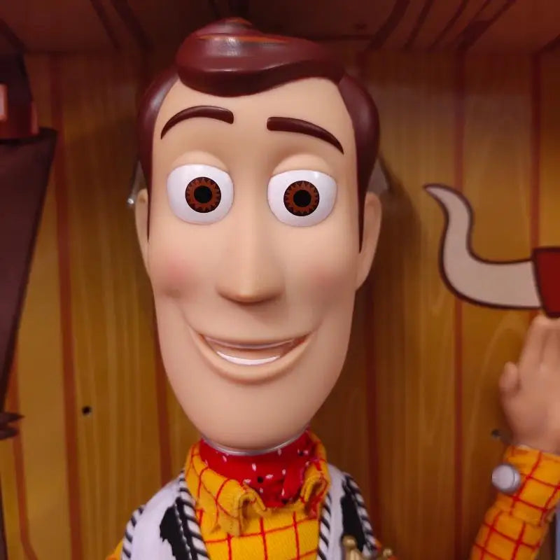 Cartoon Sound-Making Toy Disney Pixar Toy Story Buzz Lightyear Jessie Woody Talking Doll Collected Birthday Gift Toy For Fans