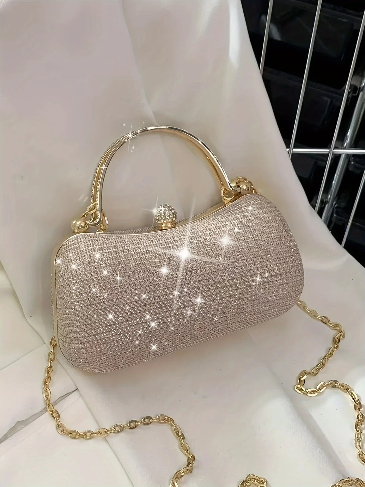 Shiny Mini Evening Bag Rhinestone
