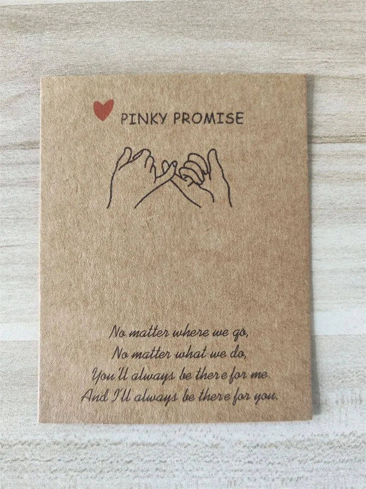 100Pcs/Lot Bracelets Necklaces Display Cards for Jewelry Boxed and Packaging Cardboard Hang Tag Card Friendship Cards 7x9cm