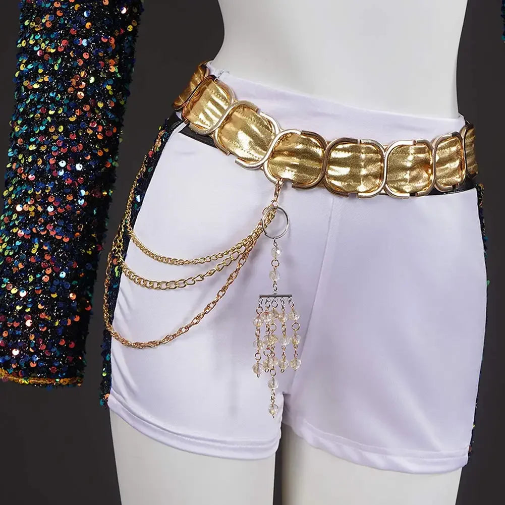 Black Golden Costume Set