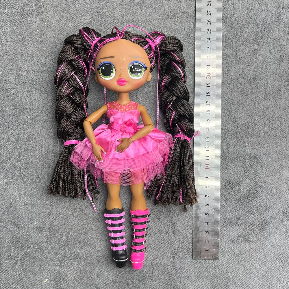 Original 24cm OMG Big Sister Fashion Dress up Girl Doll Set Including Clothes and Shoes Holiday Gift Toys