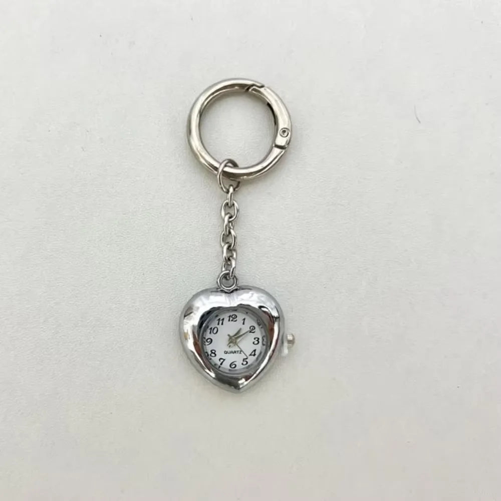 Star Pocket Adjustable Watch Clock Keychain Zinc Alloy