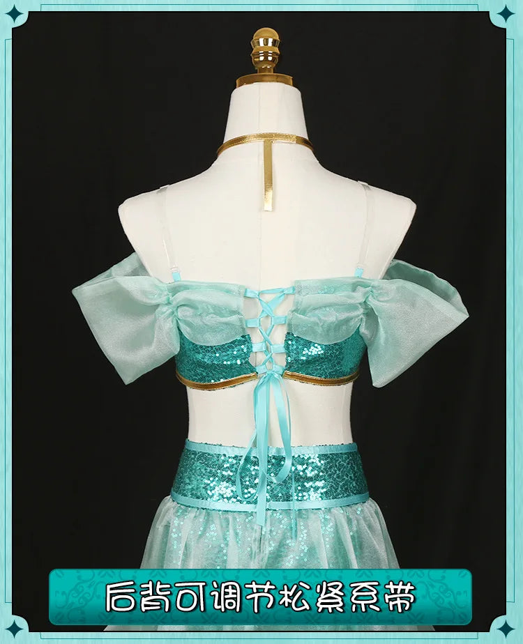 Aladdin Jasmine Princess Women's Cosplay Costume