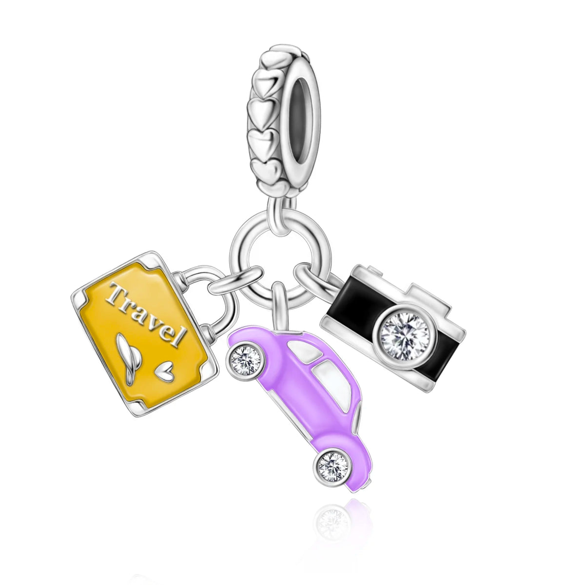 Purple Series 925 Sterling Silver Dreamy Lily Flower