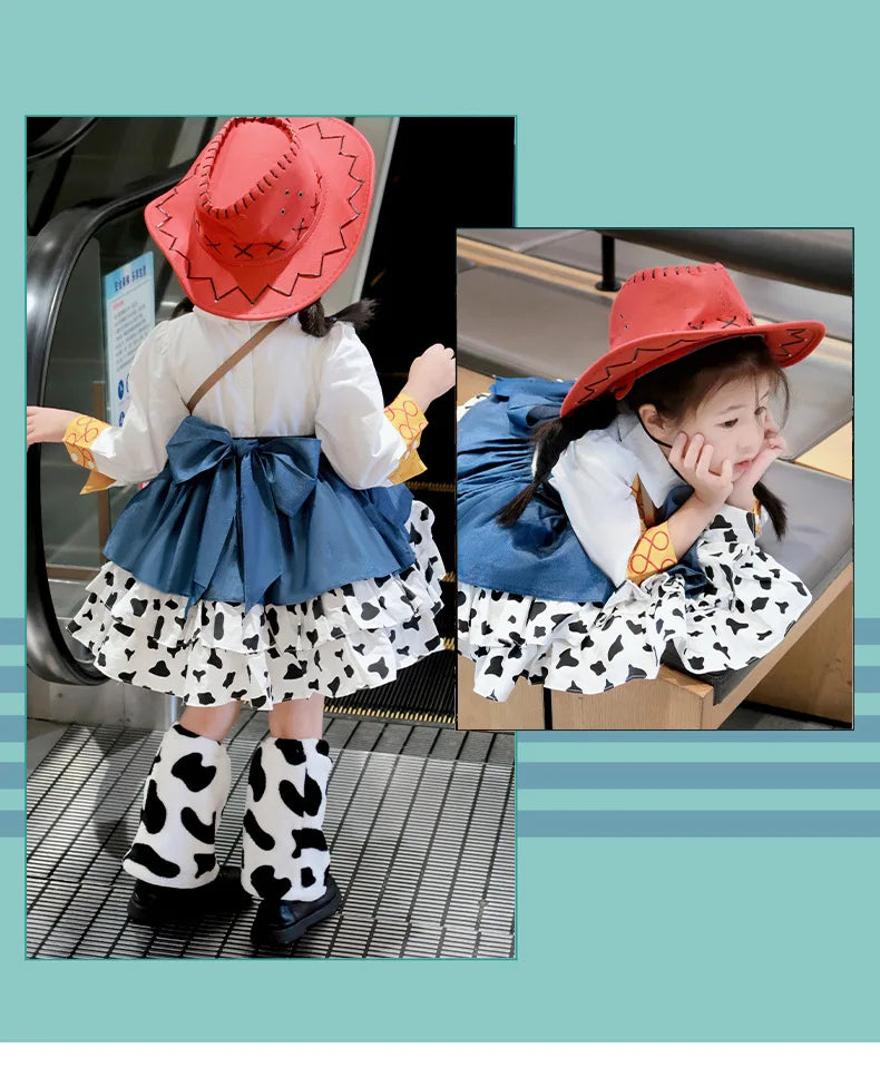 61 Kids' Day Anime Dress, Woody, Jessie, Buzz Lightyear, Cosplay, Girls' Dress, Halloween Costume, Lolita New Model