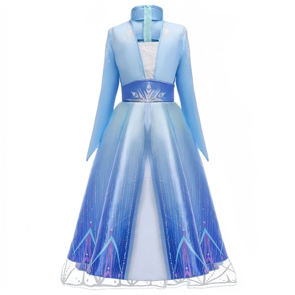 Moana Elsa Princess Dress for Girls Costume Kid Children Cosplay Birthday Carnival Party Outfit Toddler Fancy 2-8Y Birthday Gift