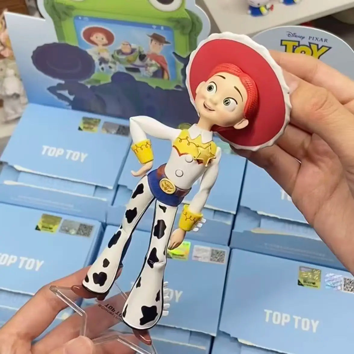 Toptoy Toy Story 5 Forever Friends Blind Box Action Figures Buzz Lightyear Jessie Woody Doll Action Figures Mystery Box Toy Gift