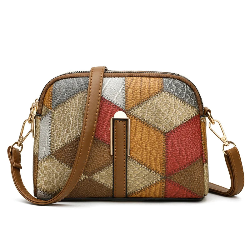 Shell Bag Patchwork Hobo