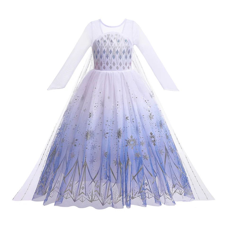 Moana Elsa Princess Dress for Girls Costume Kid Children Cosplay Birthday Carnival Party Outfit Toddler Fancy 2-8Y Birthday Gift