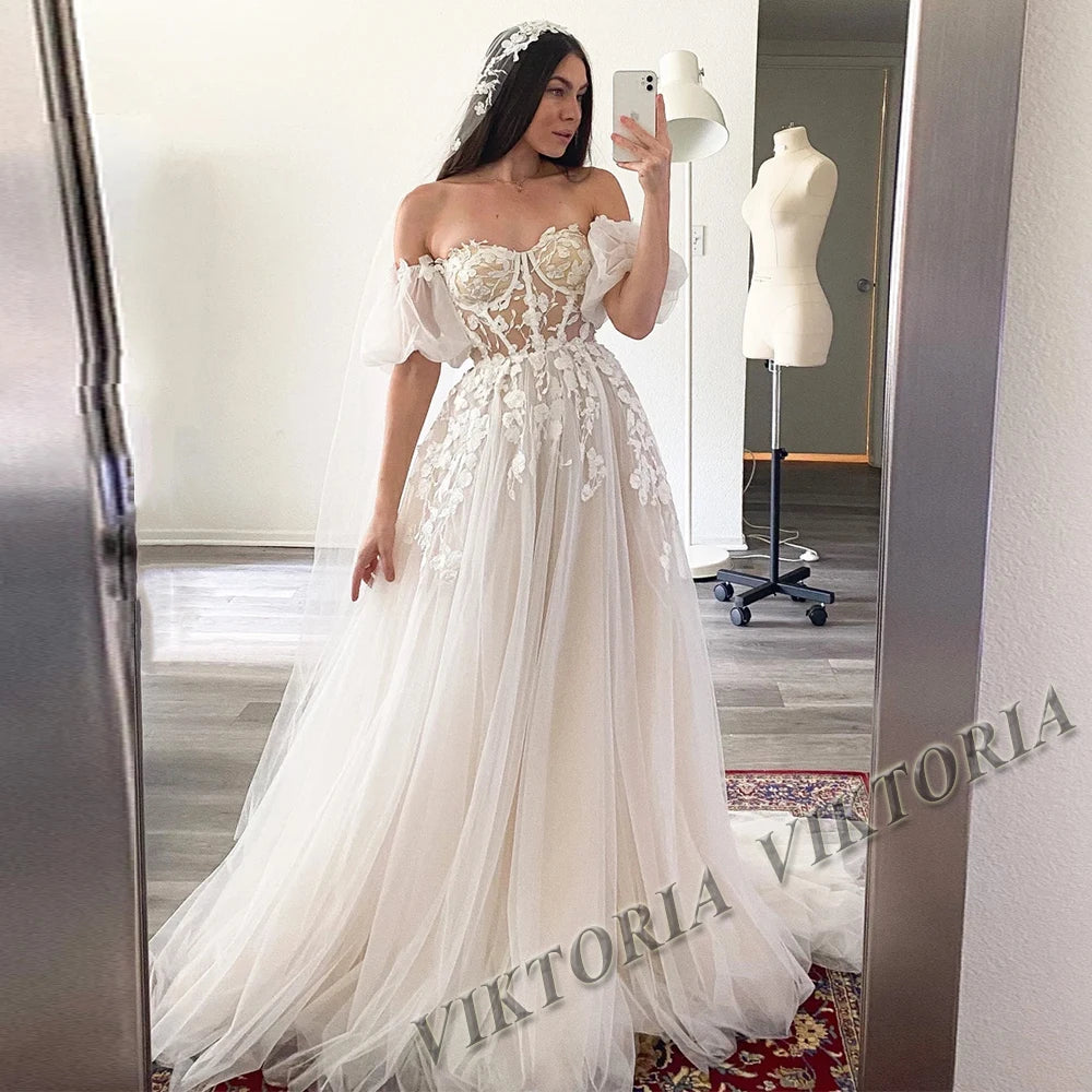 Mermaid Wedding Dresses Appliques Beads Chain Backless