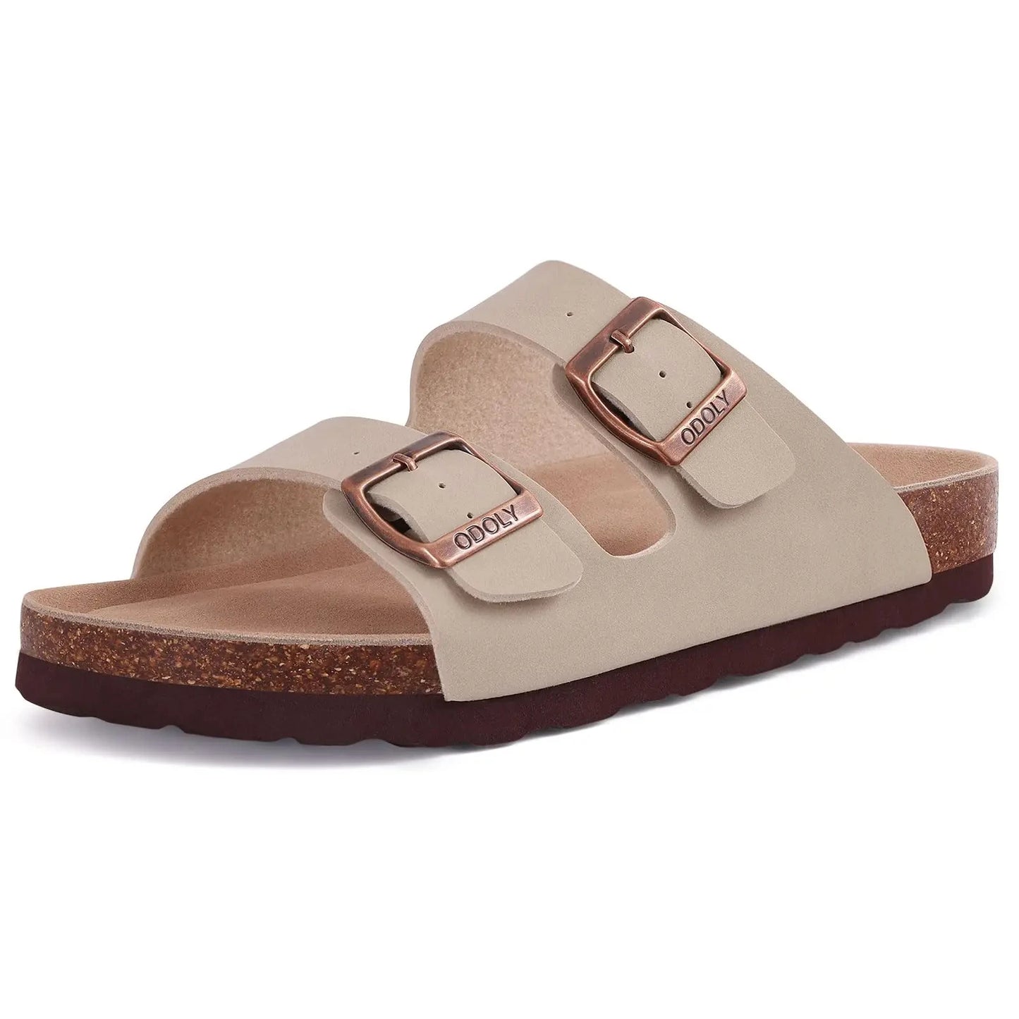 Cork Sandals For Women Men Fashion Soft Thick Sole Cork Slippers Summer Beach Sandals Home Open Toe Flat Sandals