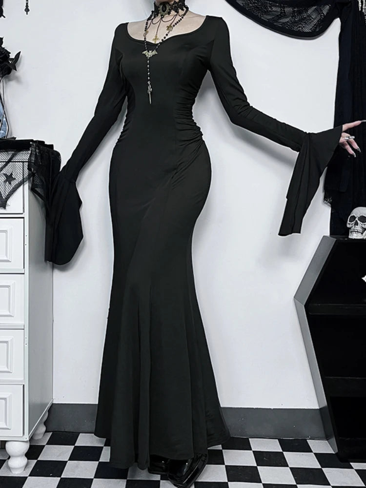 Halloween Cos Morticia