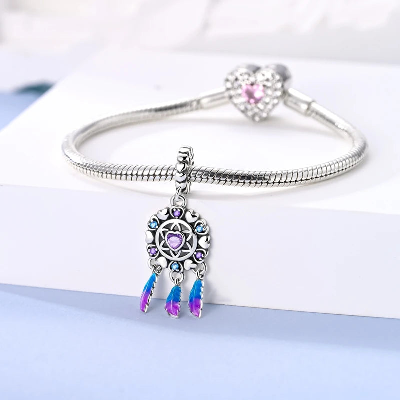 Purple Series 925 Sterling Silver Dreamy Lily Flower