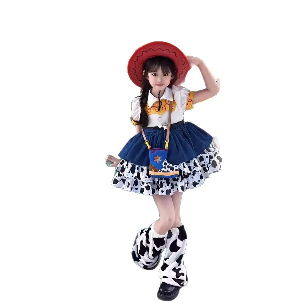 61 Kids' Day Anime Dress, Woody, Jessie, Buzz Lightyear, Cosplay, Girls' Dress, Halloween Costume, Lolita New Model
