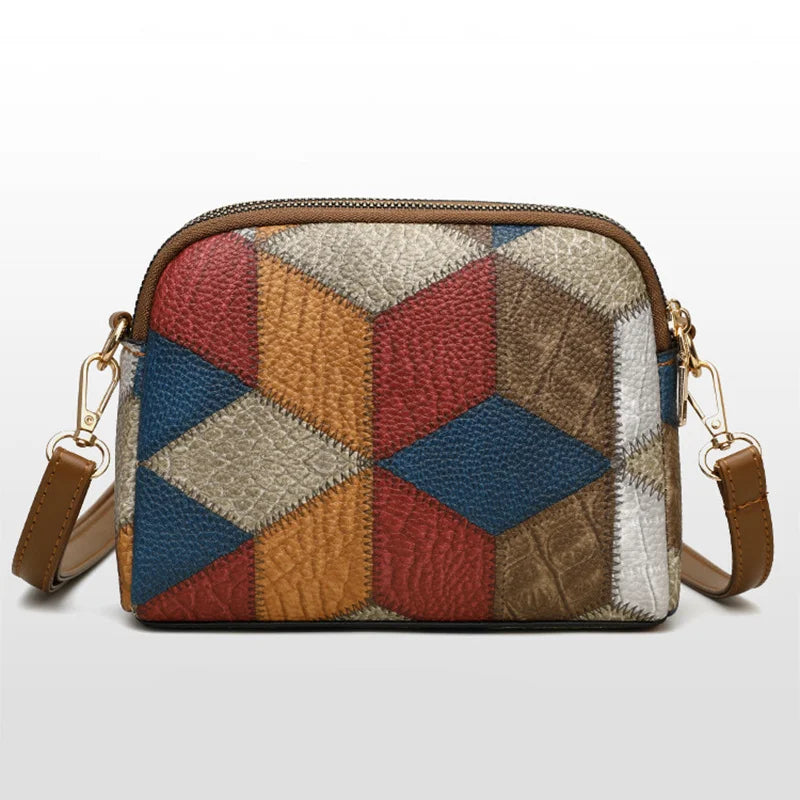 Shell Bag Patchwork Hobo