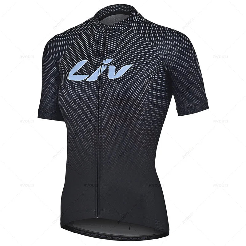 2026 New LIV Pro Cycling Jersey Set Woman MTB Bike Clothes Summer Bicycle Clothing Cycling Set Maillot Conjunto Ropa Ciclismo