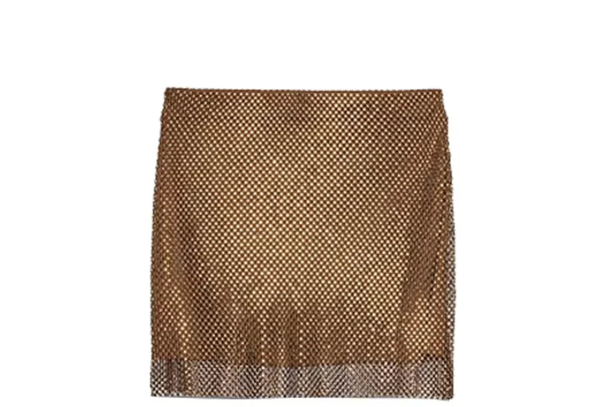 Diamond Halter Backless V Neck Dress