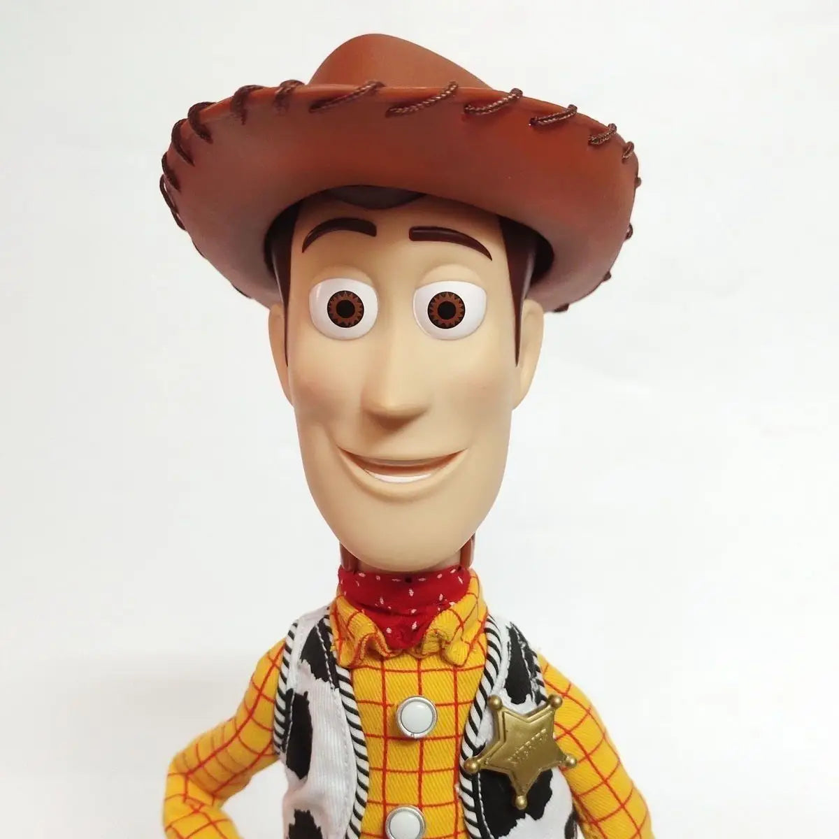 In Stock Disney Pixar Toy Story Woody Action Figures English Movie Sound Character Doll Cloth Cowboy Birthday Gift For Children
