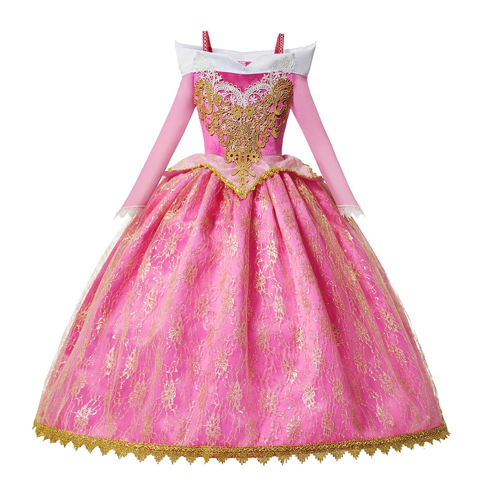 Moana Elsa Princess Dress for Girls Costume Kid Children Cosplay Birthday Carnival Party Outfit Toddler Fancy 2-8Y Birthday Gift