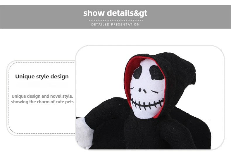 Halloween Pet Cosplay Costume Scary Doll Horseback Riding Outfit