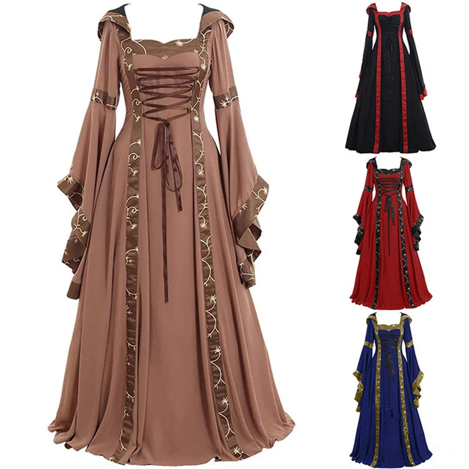 Medieval Costumes For Women Halloween Princess Cosplay Carnival Middle Ages