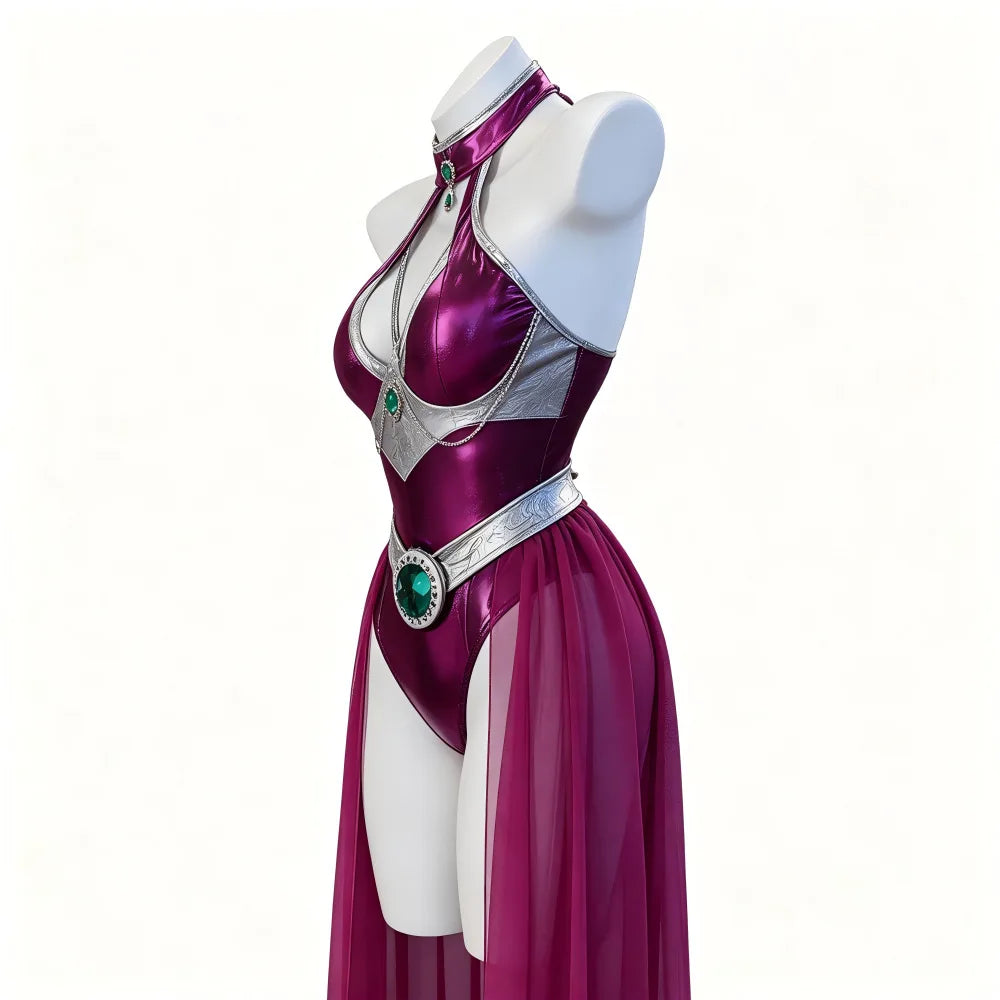 Anime Teen Titans Starfire‌ Purple Jumpsuit