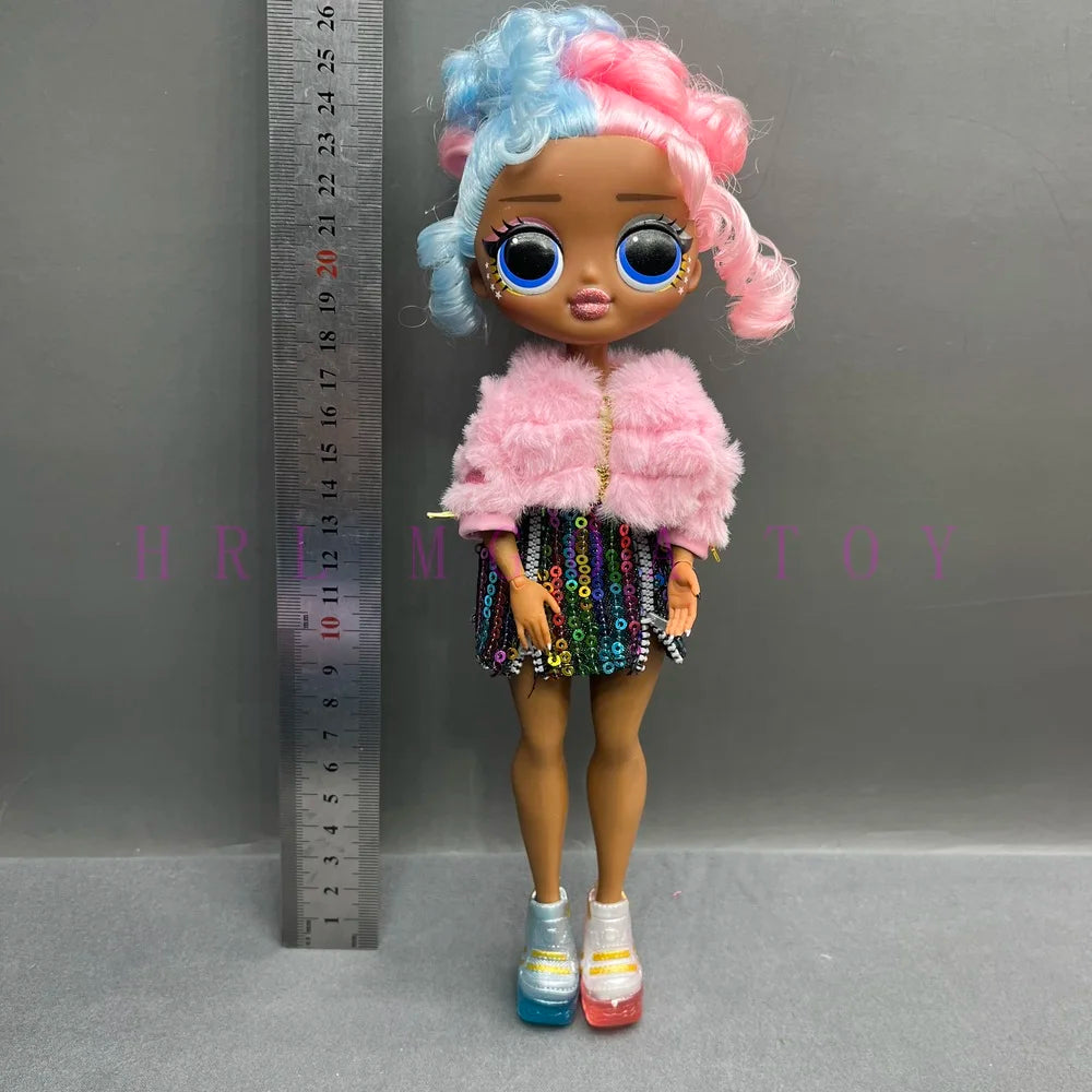 Original 24cm OMG Big Sister Fashion Dress up Girl Doll Set Including Clothes and Shoes Holiday Gift Toys