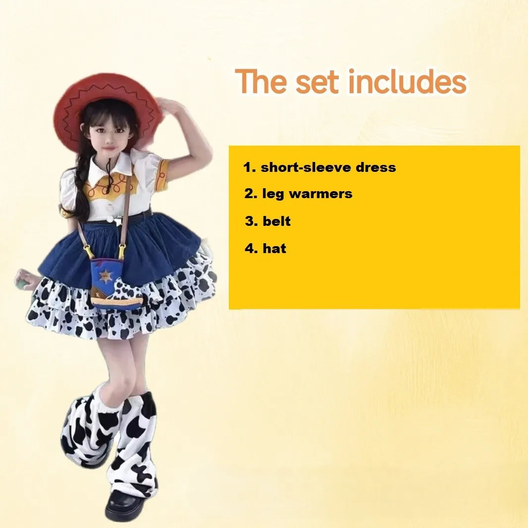61 Kids' Day Anime Dress, Woody, Jessie, Buzz Lightyear, Cosplay, Girls' Dress, Halloween Costume, Lolita New Model