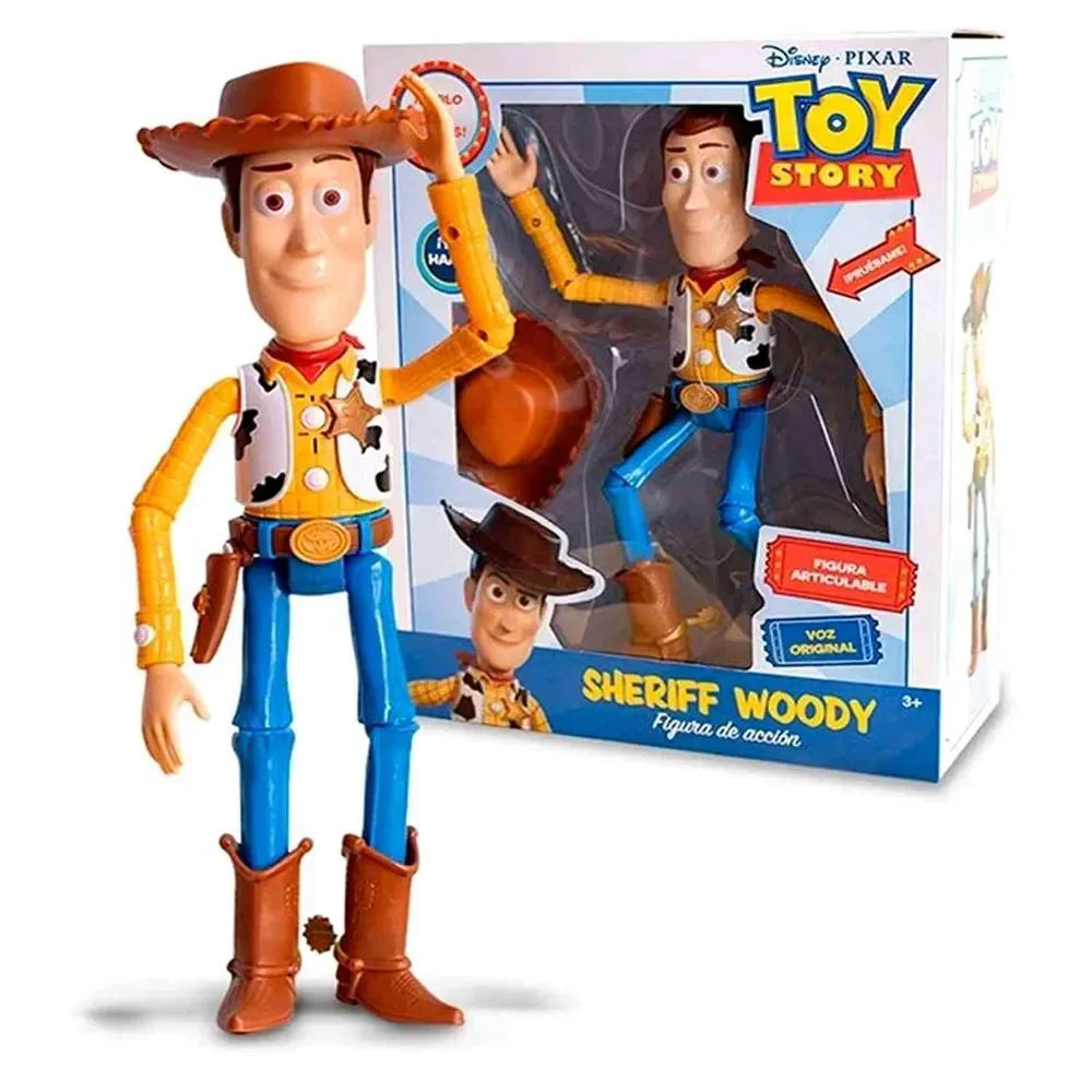 25CM Disney Pixar Toy Story 4 Talking Spanish Buzz Lightyear Woody Jessie Interactive Action Figure Toys Christmas Gift
