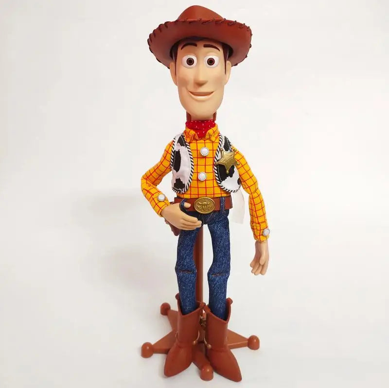 Cartoon Sound-Making Toy Disney Pixar Toy Story Buzz Lightyear Jessie Woody Talking Doll Collected Birthday Gift Toy For Fans