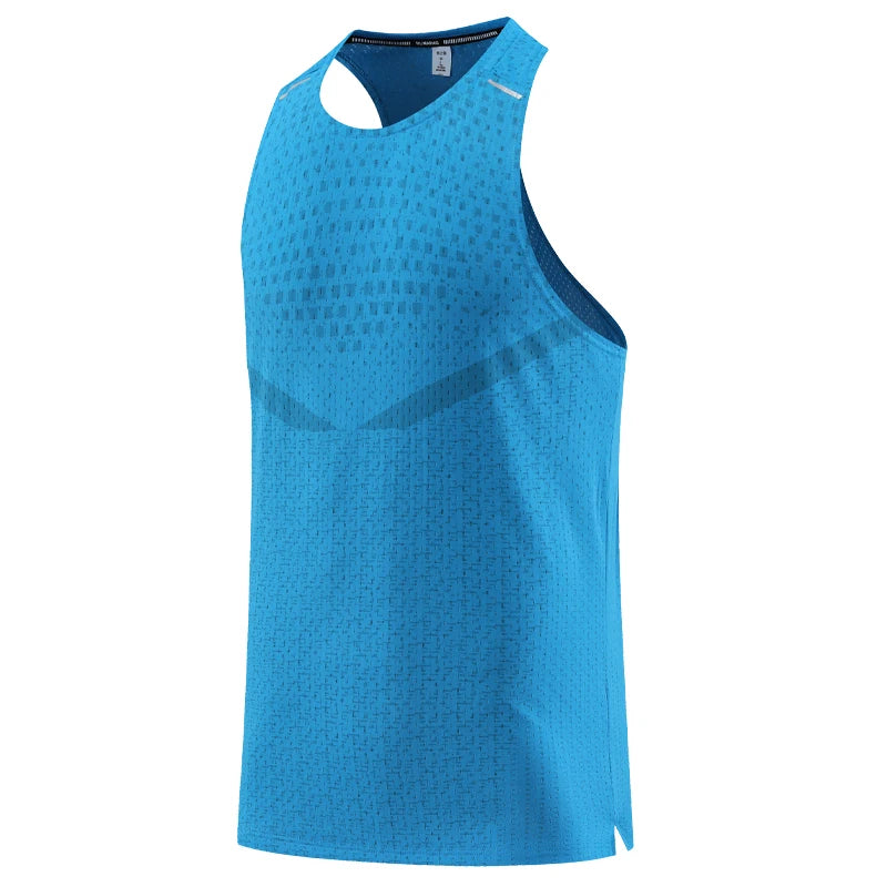 Men Gym Vest Quick-Drying Mesh Breathable