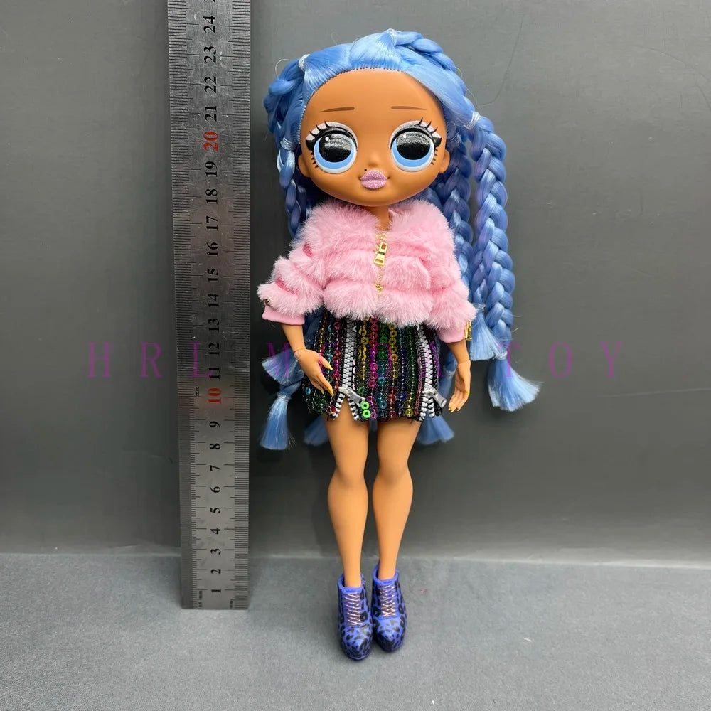 Original 24cm OMG Big Sister Fashion Dress up Girl Doll Set Including Clothes and Shoes Holiday Gift Toys
