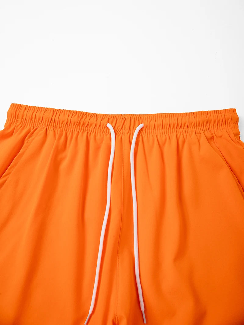 Mens Swim Trunks with Compression Liner Phone Pocket