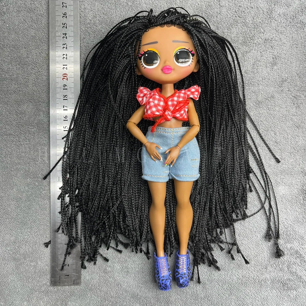 Original 24cm OMG Big Sister Fashion Dress up Girl Doll Set Including Clothes and Shoes Holiday Gift Toys
