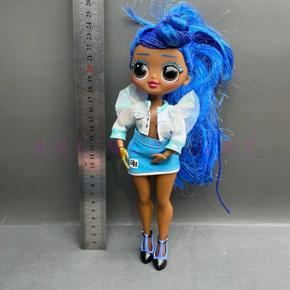 Original 24cm OMG Big Sister Fashion Dress up Girl Doll Set Including Clothes and Shoes Holiday Gift Toys