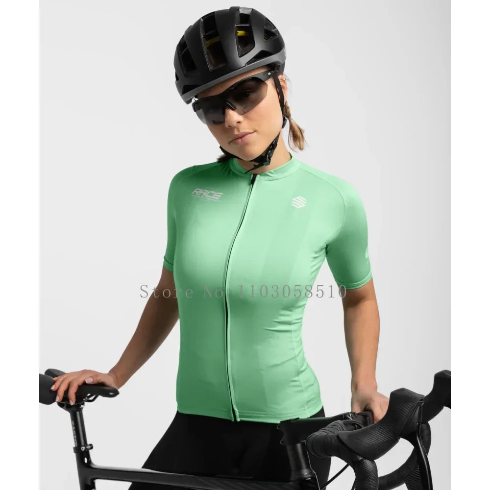 Siroko Women Cycling Jersey Summer Short Sleeve Shirts Quick Dry Ciclismo Maillot MTB Bike Top Summer Outdoor Team Clothes 2025