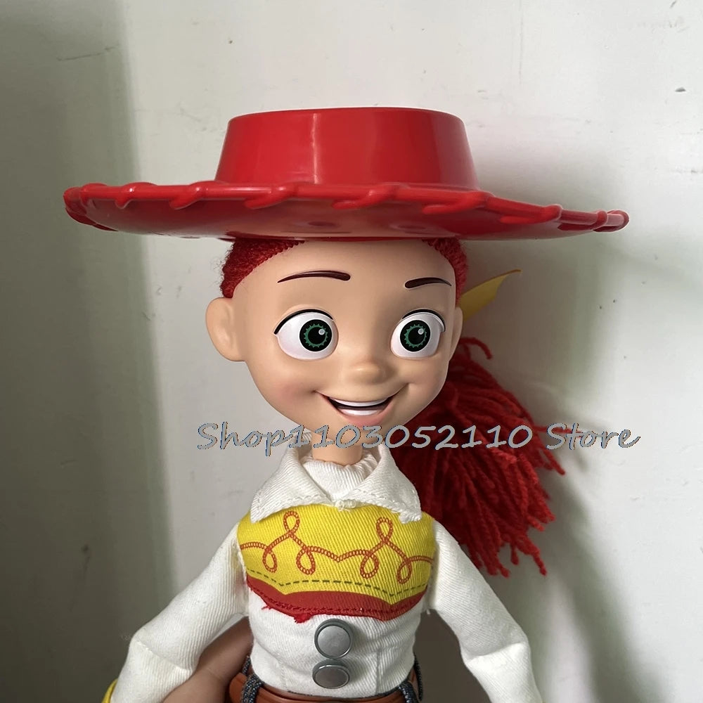 Toy Story 4 Talking Woody Jessie Action Figure Sing Soft Cute  Anime Figure Decoration Birthday Model Gift Toys