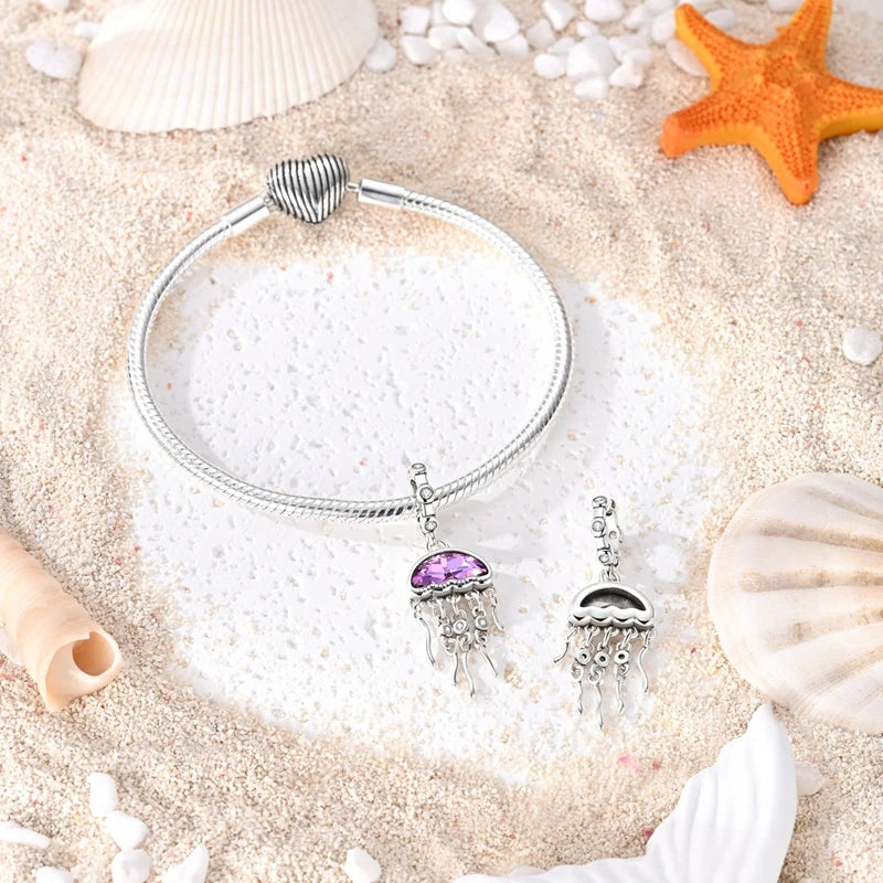 Purple Series 925 Sterling Silver Dreamy Lily Flower