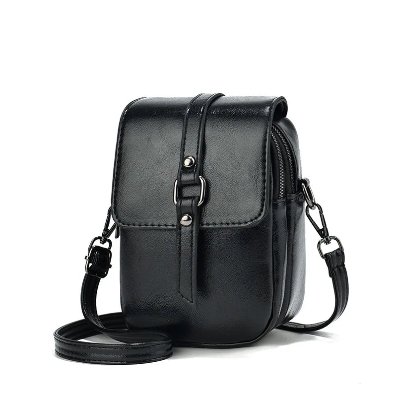 Flap Phone Bag High Quality Pu Leather Shoulder Bags for Women New Ladies  Crossbody Bag Luxury Brand Designer Handbags