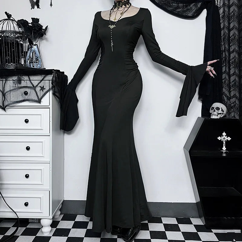 Halloween Cos Morticia