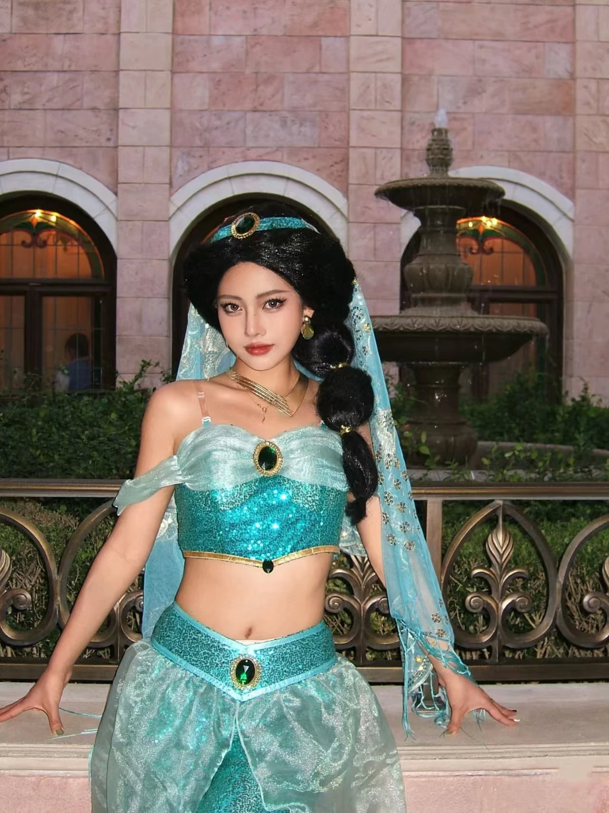 Aladdin Jasmine Princess Women's Cosplay Costume